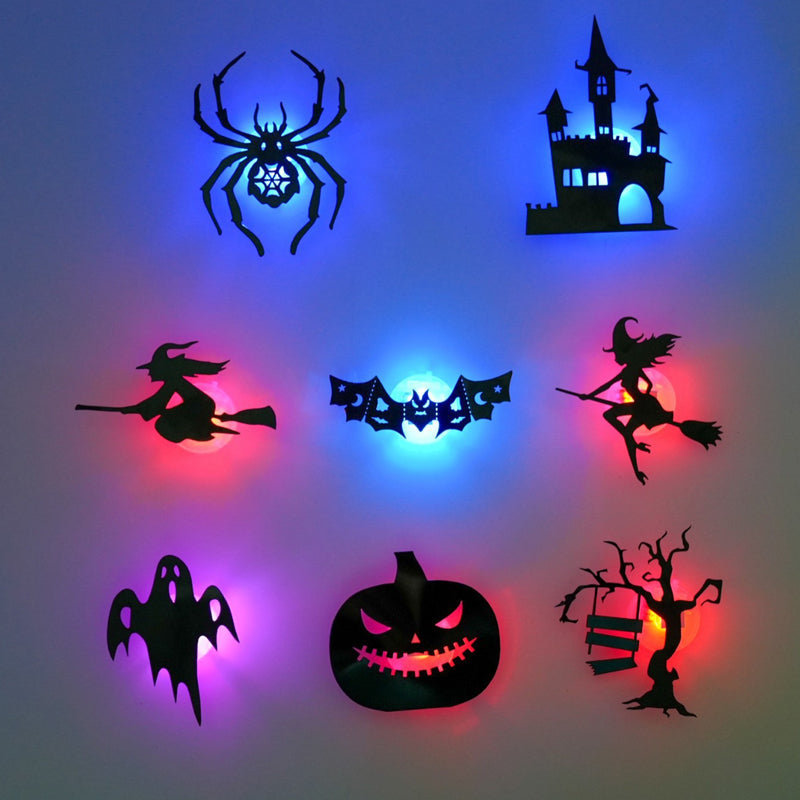 🎃 Nalepke za steno za noč čarovnic – svetijo v temi!