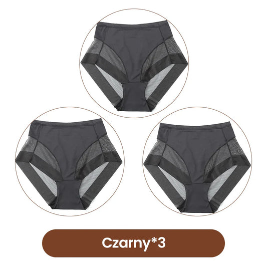 Ženski brezšiv komplet hlačk z visokim pasom