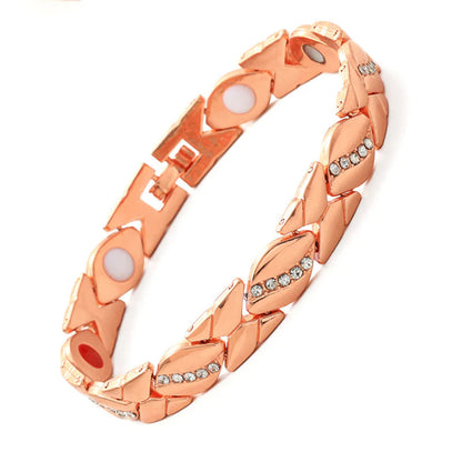 ✨ Elegantna Magnetna Zapestnica – Naravni Vzor + Nastavljiva Dolžina + Moda! 🧲