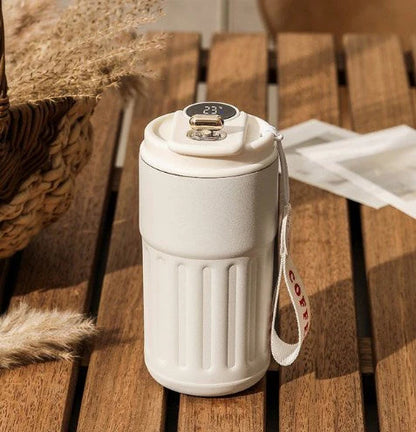 【🌡️ ☕ Uživajte v kavi pri vaši popolni temperaturi z lahkoto!】Vrček za kavo s prikazom temperature