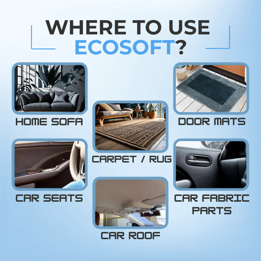 🧽 Ecosoft čistilo za oblazinjenje – Globinska čistoča brez poškodb! ✨