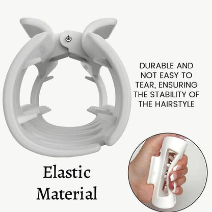 【🎁Drugi kos brezplačen】silikonskih sponk za lase z občutkom morskega psa v oblaku, nedrseče