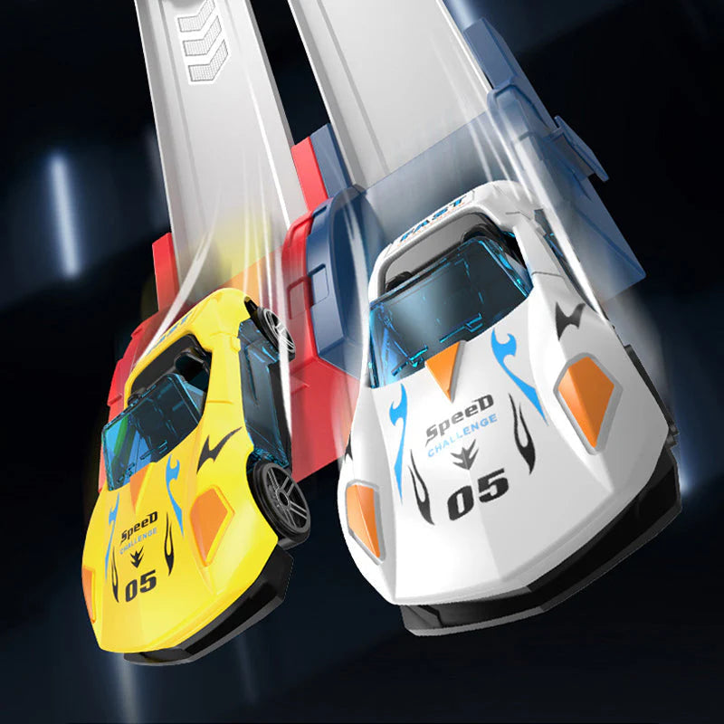 🚗 Otroški komplet dvojnih izstrelkov - brez baterij, s prijaznim tekmovanjem!