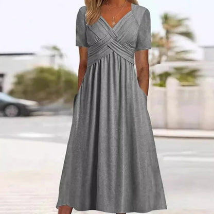 👗 Dolge obleke z V-izrezom – stil in udobje! ✨