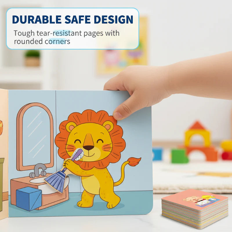 【👶 Pomagajte otrokom razviti dobre navade skozi zabavne igre】slikanice za najmlajše