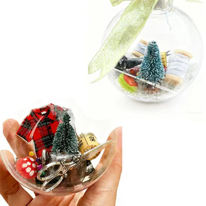 【🎅🏻🎅🏻Najboljše božično darilo🎄🎄】Božični okraski za šivanje - snežne krogle