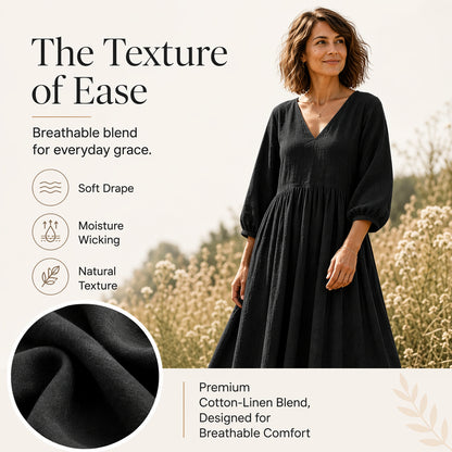 👗 Maxi obleka z V-izrezom – eleganca in udobje! ✨