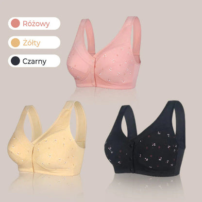 【🎁Drugi kos gratis】Modrček z zapenjanjem spredaj