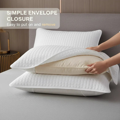 🌟 Prešita prevleka za vzglavnik – trojna zaščita, antibakterijska in enostavna za nego! 😴