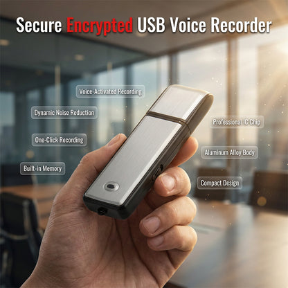 🎙️ Prenosni snemalnik glasu z odpravljanjem hrupa – kristalno čist zvok! ✨