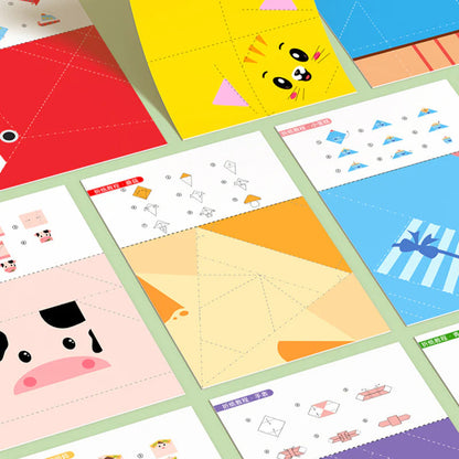 🎨 ORIGAMIJEVA KNJIGA ZA OTROKE - Origami knjiga s 30 projekti – Zabava + razvoj za otroke brez zaslonov!