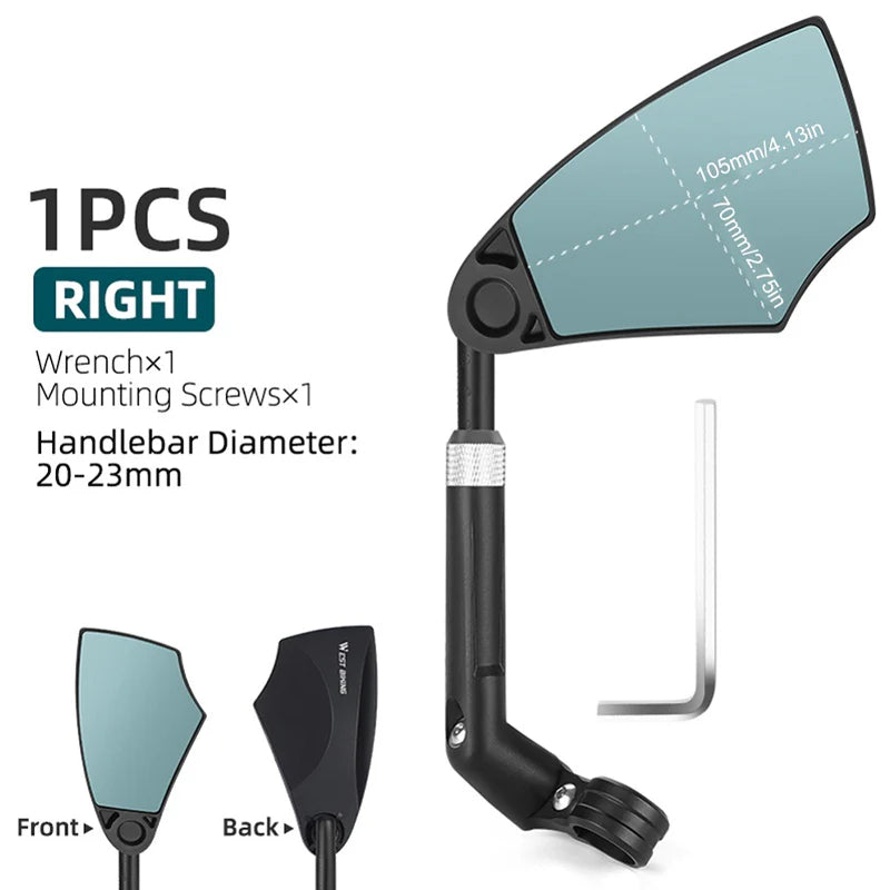 360° nastavljivo ogledalo na krmilu kolesa