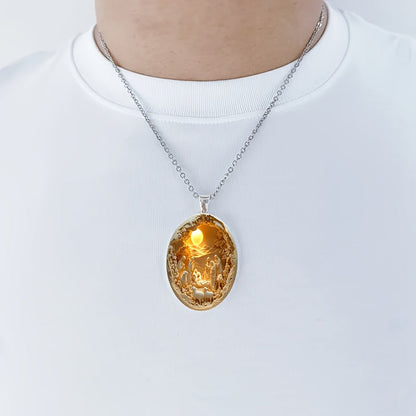 🙏🏻Obesek za rojstvo - Luč vere, večni blagoslov ✨