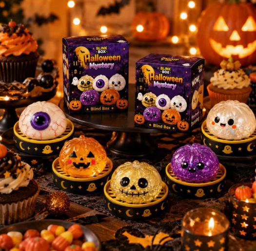 🎃 Halloween igračka za stiskanje z bleščicami! ✨
