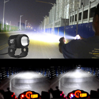 🏍️Močan LED žaromet za motor