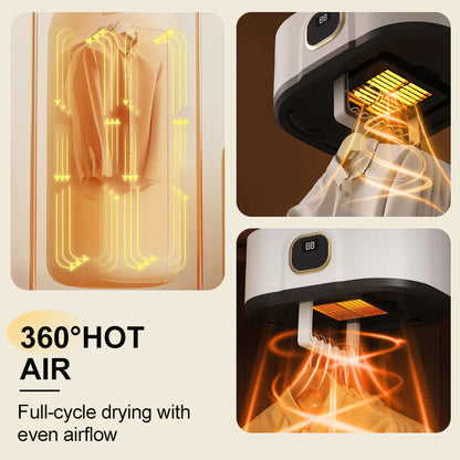 🌟 Mini sušilnik zložljivi – prenosni, učinkovit in higiensko varen za vaš perilo! 💨