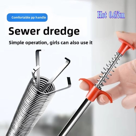 🪠🔧Kremčasti odtočni filter s štirikrakim orodjem za ekstrakcijo