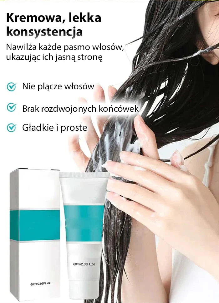 ✨Krema za ravnanje las s keratinom