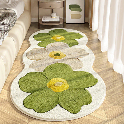 🌼 Mehka Preproga Z Cvetličnim Vzorcem – Udobje In Varnost Za Vaš Dom! 🧶