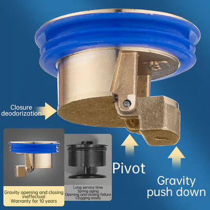 🛡️ Medeninasti talni odtok – Protiv vonjav + Antibakteriálny + Trvalý! ✨