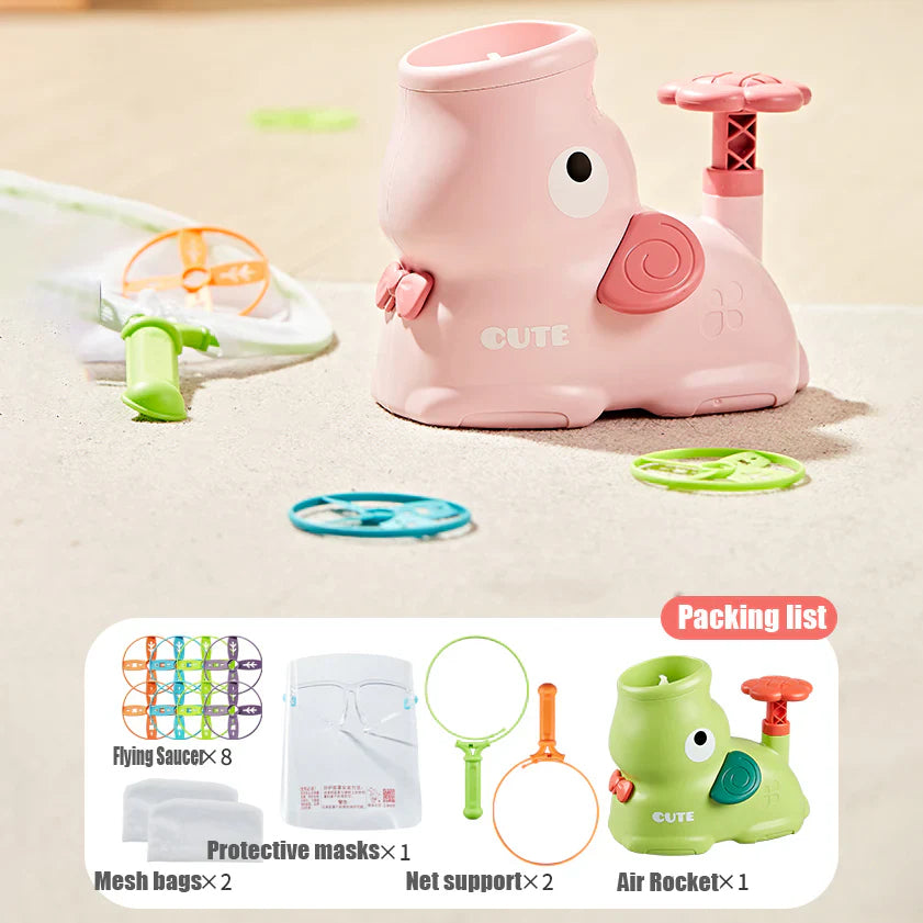 🌟Elastični leteči krožnik – Zabawa + Razvoj + Bezpieczeństwo! 🐘