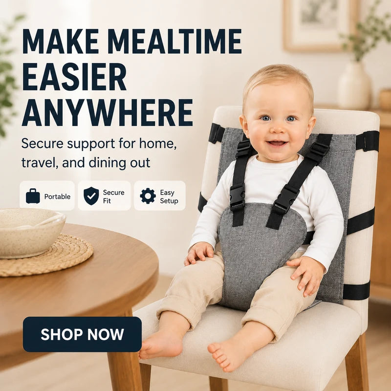 👶 Prenosni varnostni pas za dojenčke – nastavljiv in praktičen!