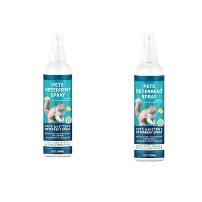 🌿🐾 Gyógynövényes macska-riasztó spray – Védi a bútorokat és növényeket biztonságosan! ✨