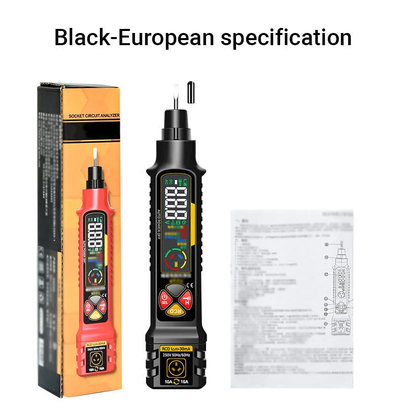⚡ Večfunkcijsko pametno merilo moči v obliki pisala 🛡️👨‍🔧 Izogibajte se nevarnosti električnega udara! ⚠️