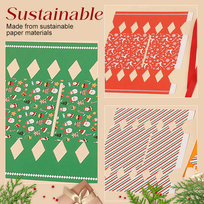 【🎁 Ustvarite toplo praznično vzdušje za družino in prijatelje】Božične škatle presenečenj s sladkarijami - hranilniki za gotovino