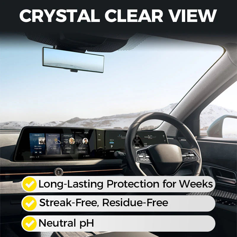 【🎁Več ko kupite, več popustov dobite】Brisalec z mikromolekularnim premazom proti rosenju – ohranja vetrobransko steklo čisto in brez rosenja