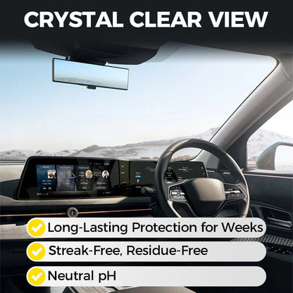 【🎁Več ko kupite, več popustov dobite】Brisalec z mikromolekularnim premazom proti rosenju – ohranja vetrobransko steklo čisto in brez rosenja