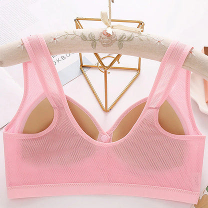 🤩Drugi izdelek -40%🤩Bombažni modrček z zapenjanjem spredaj, zračen in prijazen do kože 【1+1 brezplačno】