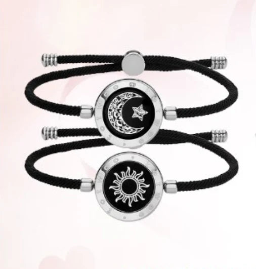 🌙 Zapestnica Sonce in Luna – Ljubezen Na Zapestju, Povezava Čez Razdaljo! 💫