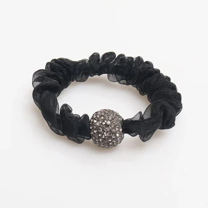 【🔥Kupite 1 kosa in dobite 4 gratis (5 kosov)🔥】Elegantni mrežasti trakovi za lase s kristali