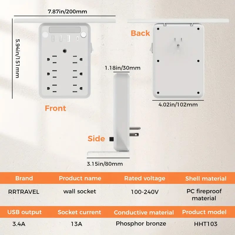 ZADNJI DAN 49 % POPUSTA? Podaljšek za stensko vtičnico z nočnim odpiranjem