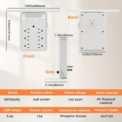 ZADNJI DAN 49 % POPUSTA? Podaljšek za stensko vtičnico z nočnim odpiranjem