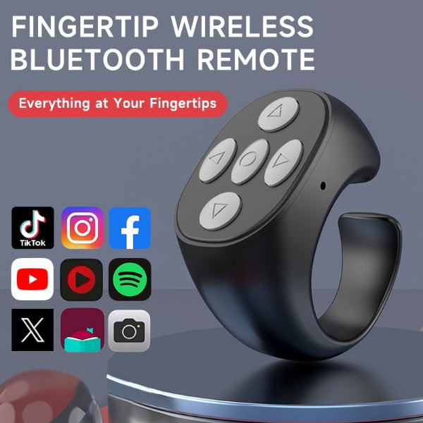 📸 Bluetooth daljinski upravljalnik za prst – selfiji brez pomoči! ✨