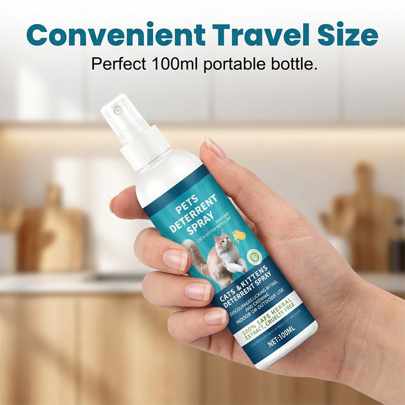 🌿🐾 Gyógynövényes macska-riasztó spray – Védi a bútorokat és növényeket biztonságosan! ✨
