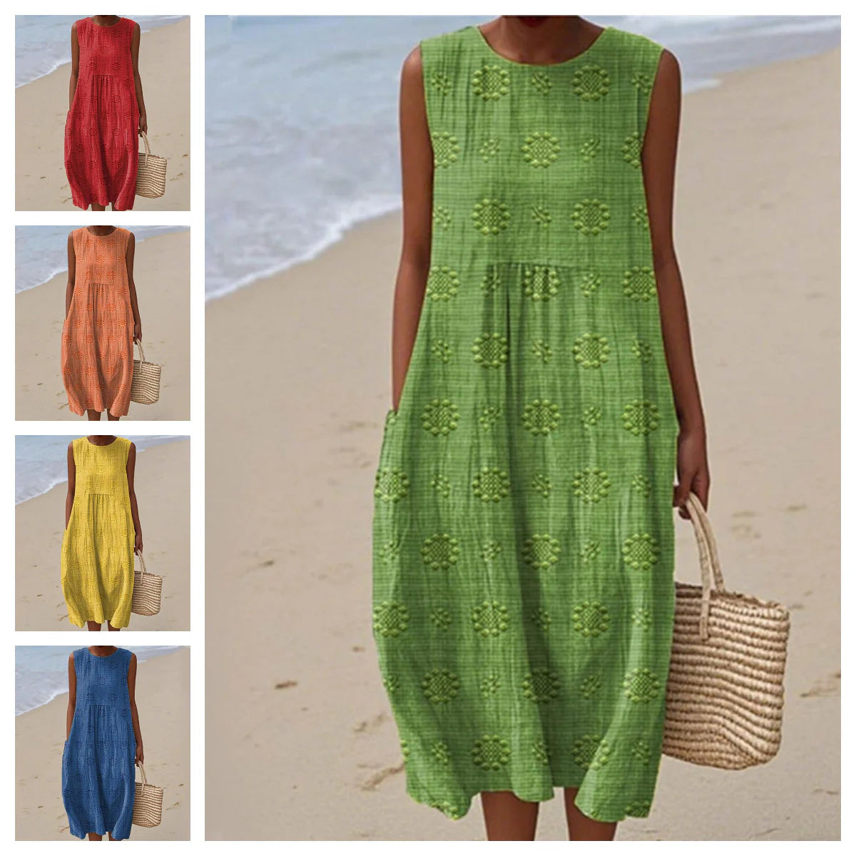 Ženska obleka brez rokavov