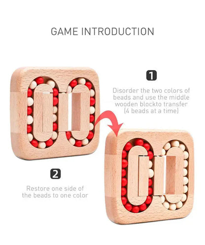【🧩 Razvija miselne sposobnosti in natančnost!】Lesene izobraževalne igrače in uganke, primerne za otroke in odrasle