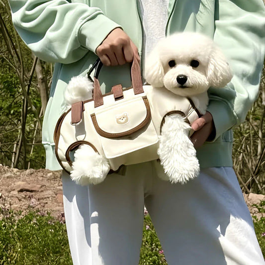 🐕🎒 Nosilec za hišne živali 2 v 1 – zračen, varen, udoben