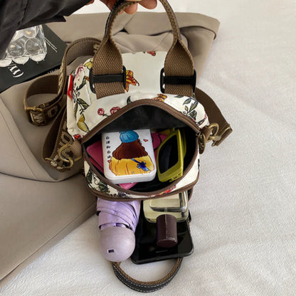 👝Ženska modna večplastna torba čez ramo s potiskom⏰Časovno omejena polovična cena