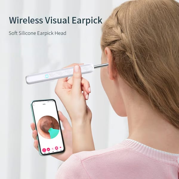 🔦 Vizualni čistilnik ušes s kamero – vidite, kar čistite! 📱