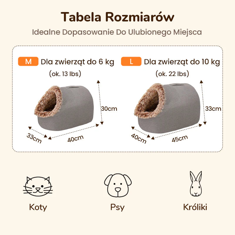 🌟 Zimska postelja za hišne ljubljenčke – toplo, mehko in enostavno za čiščenje! 🐱🐶