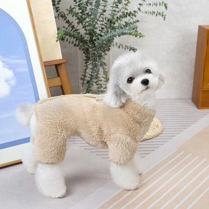 🐶🐶Zimski pasji plašč z zadrgo na hrbtu