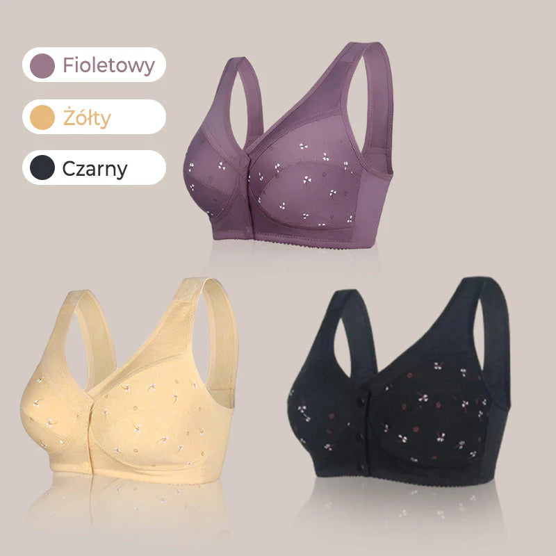 【🎁Drugi kos gratis】Modrček z zapenjanjem spredaj