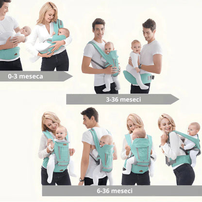 【👶 Rešite problem mater, ki skrbijo za svoje otroke】Kengur nosiljka za bebe