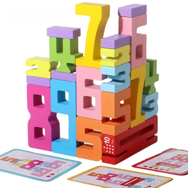 🔢 Leseni Montessori kocki s številkami – učenje skozi igro! ✨