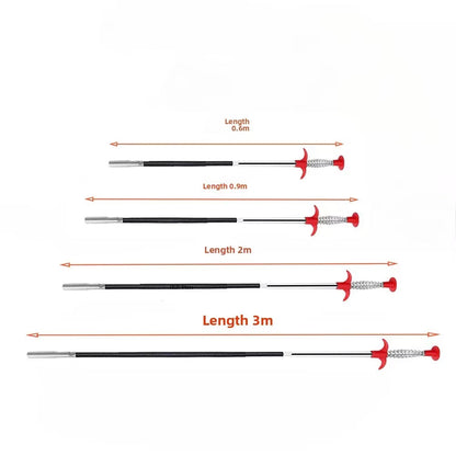 🪠🔧Kremčasti odtočni filter s štirikrakim orodjem za ekstrakcijo