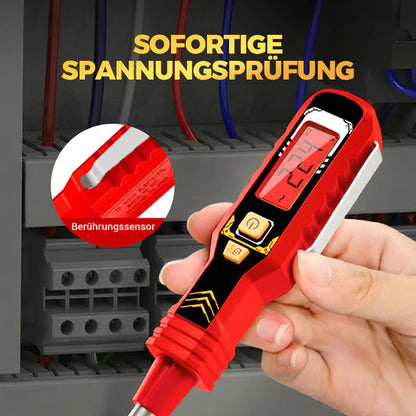 【🔧Majhen in prenosen, enostaven za prenašanje s seboj!】Brezkontaktni tester napetosti z LCD zaslonom